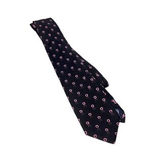 R. Hanauer 100% Silk Men's Tie Lightweight Hand Sewn Breast Cancer Awareness